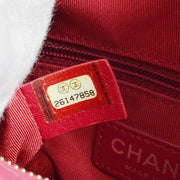 Chanel Pink Calfskin Gabrielle V Stitch Shoulder Bag 181547