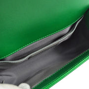 Boy Chanel Green Lambskin  Double Chain Shoulder Bag KK92308