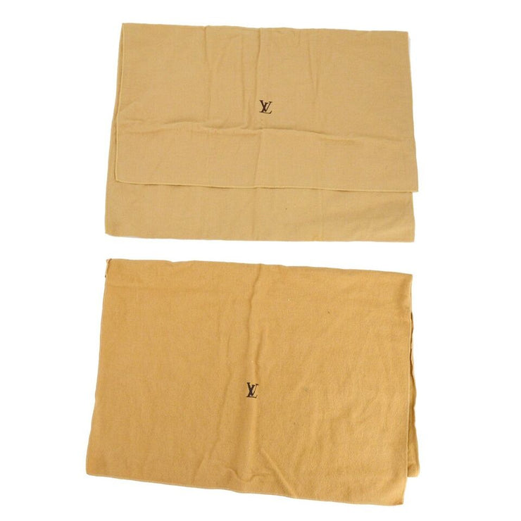 LOUIS VUITTON Dust Bag 10 Set Brown Beige 100% Cotton  111745