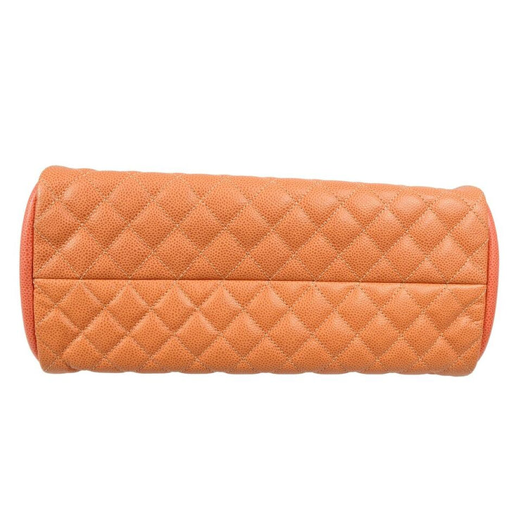 Chanel Orange Caviar Skin Shoulder Bag 191294