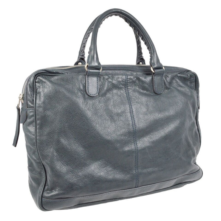 Balenciaga Gray Sheepskin Mini Folder Briefcase Handbag 272405.1202 1669 171597