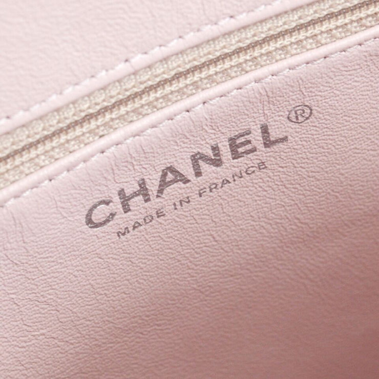 Chanel Pink Tweed Shoulder Bag 113202