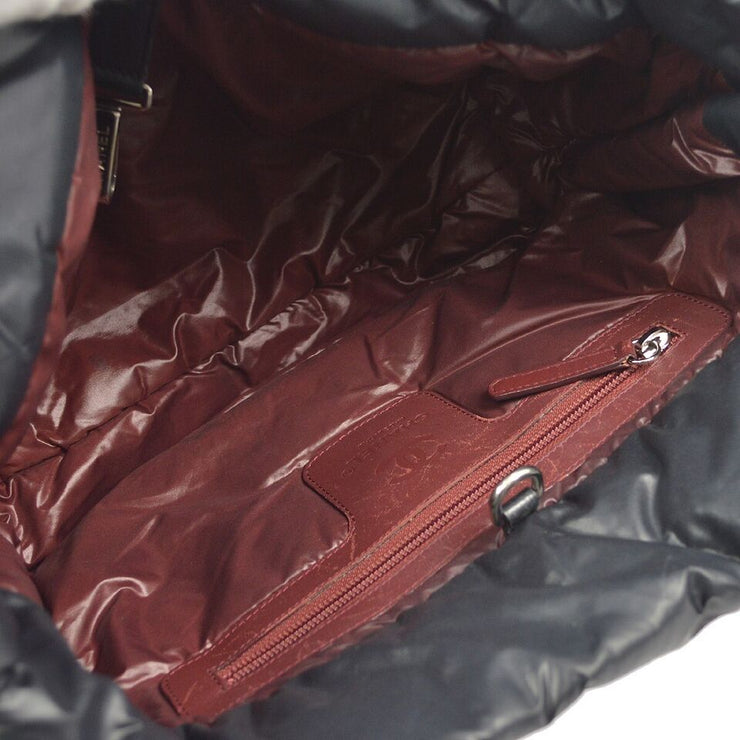 Chanel Black Nylon Coco Cocoon Tote Handbag KK92300