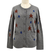 CHANEL 2014 intarsia stars cardigan #38