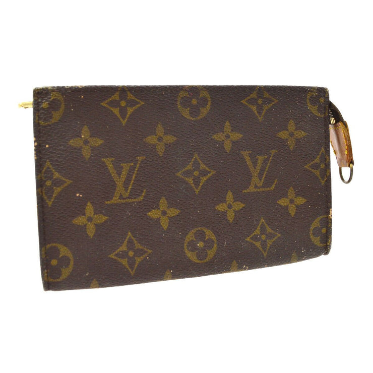 LOUIS VUITTON BUCKET PM ATTACHED POUCH PURSE MONOGRAM CANVAS AR0955 04766