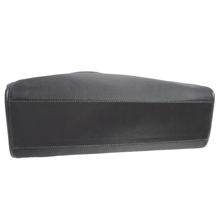 PRADA Logos Handbag Black Nylon BN0349 TESSUTO CHIC PIOMBO 22 96597