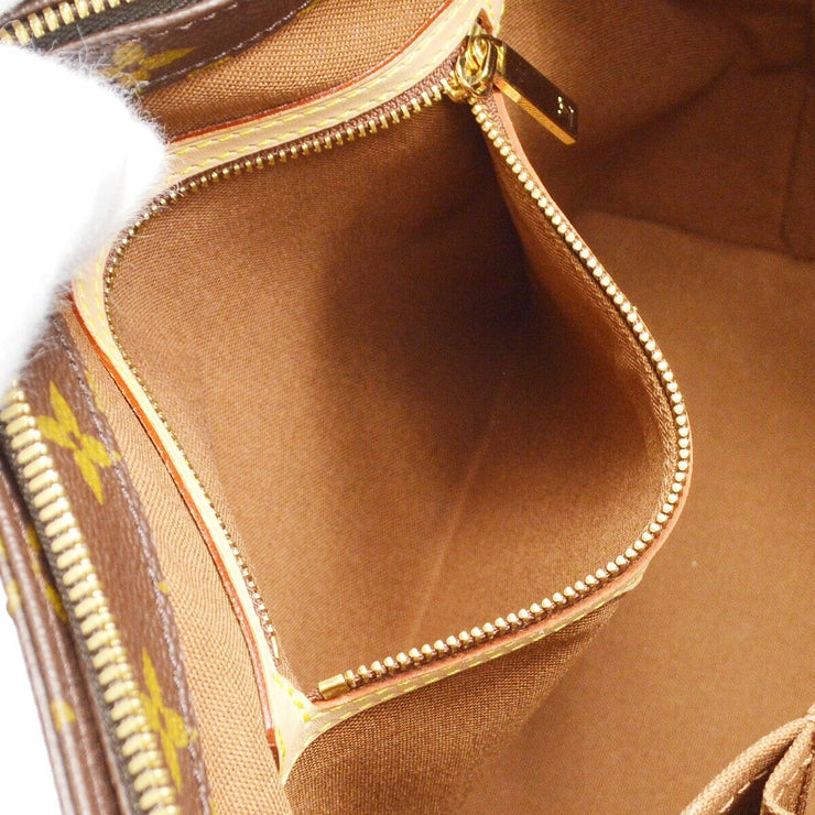 LOUIS VUITTON Monogram Tote Bag Cabas Piano M51148 Brown Gold