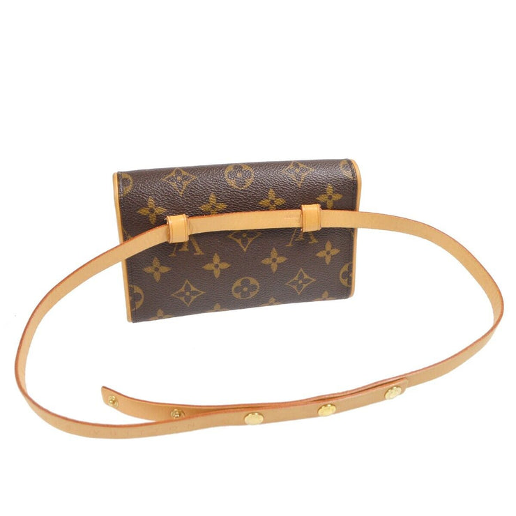 Louis Vuitton Pochette Florentine Strap XS Women's Pouch M51855 () Monogram  Ebene (Brown)