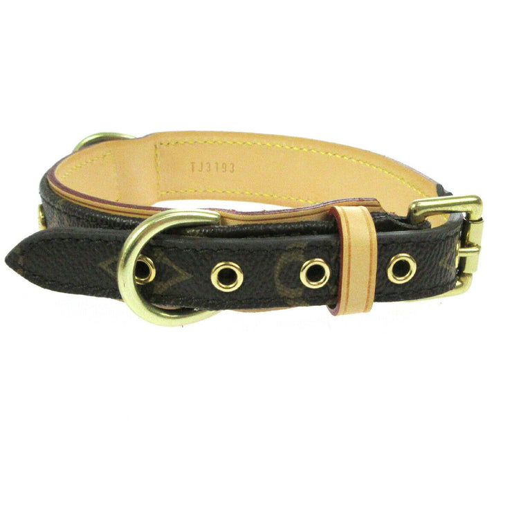 Chewy Vuitton Dog Collar & Lead With Bow
