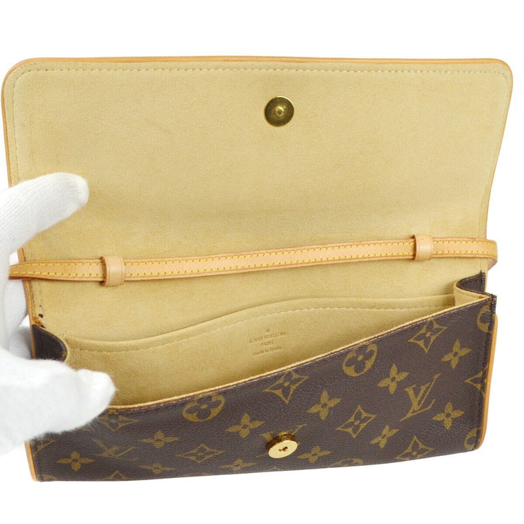 Louis Vuitton Pochette Twin GM Shoulder Bag Monogram M51852 CA1011