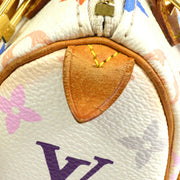 LOUIS VUITTON MINI SPEEDY 2WAY HAND BAG PURSE MONOGRAM MULTI M92645 38648