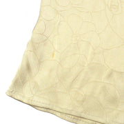 CHANEL 01P #38 CC Floral Sleeveless Camisole Tops Gold 05150