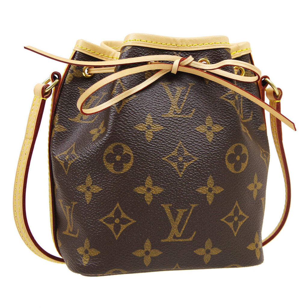 LOUIS VUITTON NANO NOE DRAWSTRING SHOULDER BAG AR0126 MONOGRAM M41346 –  brand-jfa