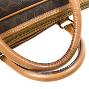 CELINE Macadam Pattern Hand Business Bag Brown 72778