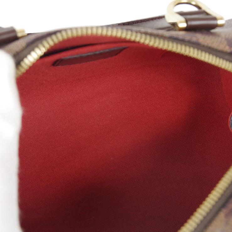 LOUIS VUITTON RIVERA MINI HAND BAG CA0023 PURSE DAMIER EBENE N41436 AUTH 90795