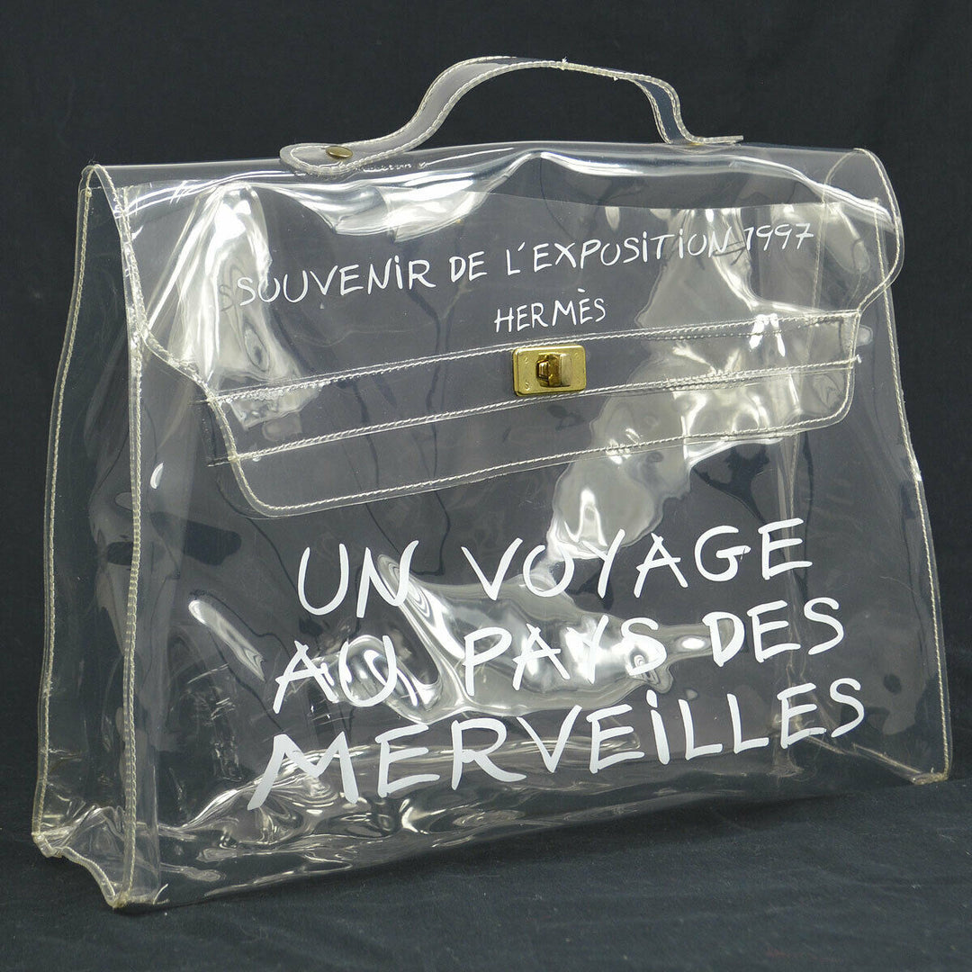 【受注生産品】 Beach Kelly Vinyl HERMES Hand L'EXPOSITION DE SOUVENIR Bag バッグ