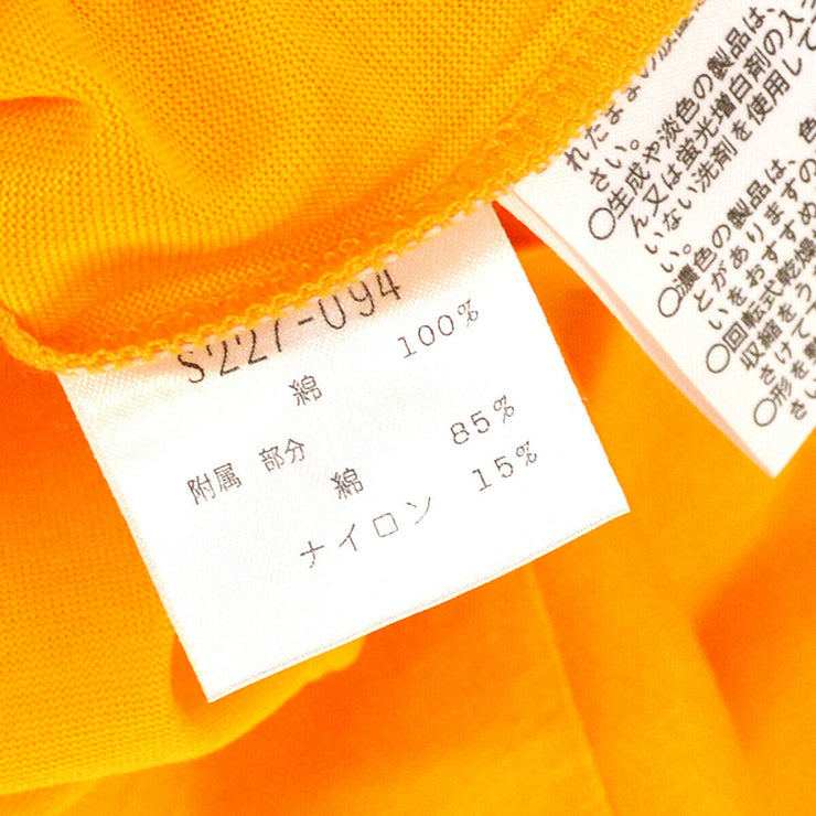 Yves Saint Laurent Logos Round Neck Short Sleeve Tops Yellow #150 82954