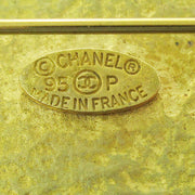 CHANEL CC Logos Medallion Motif Brooch Pin Corsage Gold-Tone 95P  03361