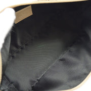 GUCCI GG Pattern Mini Handbag Purse Beige Canvas Leather 07198 2123 24773