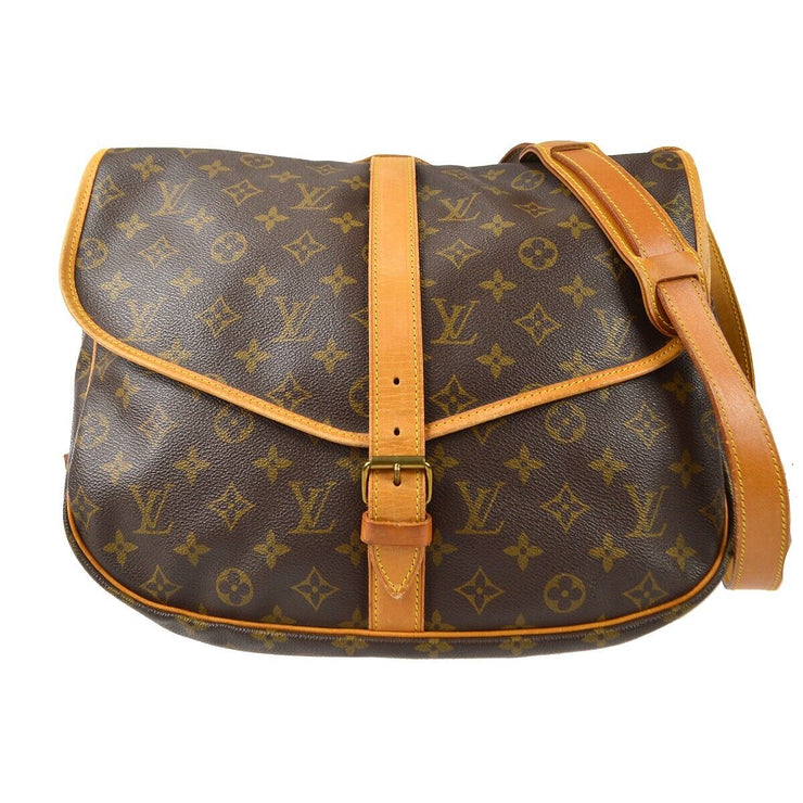 Louis Vuitton Saumur 35 Messenger Shoulder Bag Monogram M42254 AR9001 97985