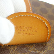 CELINE Macadam Boston Hand Bag MC97/2 Brown 93379