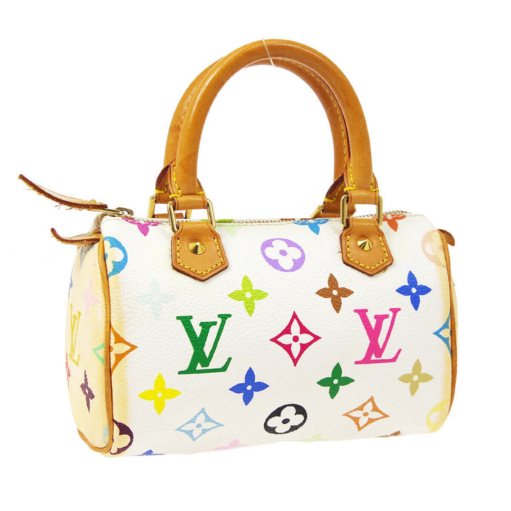 LOUIS VUITTON Louis Vuitton Monogram Multicolor Mini Speedy Shoulder Handbag  Bron M92645