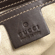 Gucci GG Pattern Crossbody Shoulder Bag Brown PVC 201448 204990 88900