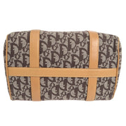 Christian Dior Trotter Pattern Boston Mini Handbag Brown Canvas BOA0112 55318