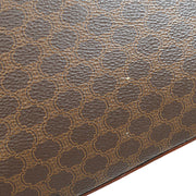 CELINE Macadam Pattern 2way Hand Bag Brown 62397
