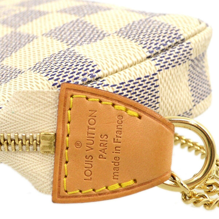 LOUIS VUITTON MINI POCHETTE ACCESSOIRES POUCH BAG AZUR N58010 DU1121 57990