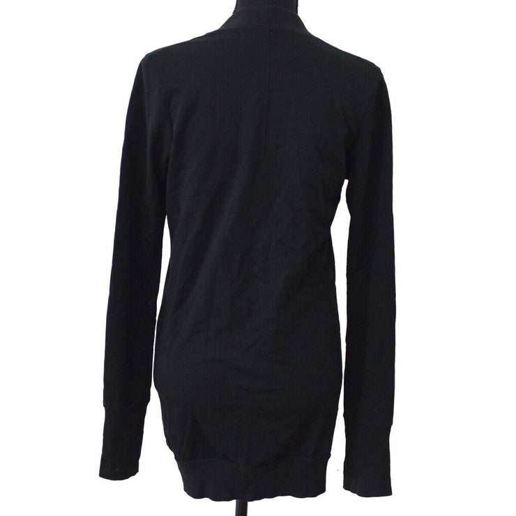 Chrome Hearts #M Button Long Sleeve Coat Jacket Black 100% Cotton AK38596i
