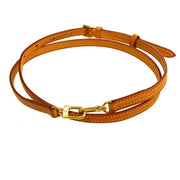 LOUIS VUITTON Logos Shoulder Strap Brown Leather Handbag Accessories 05305