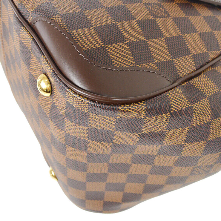 Louis Vuitton Damier Ebene Canvas Leather Verona MM Bag
