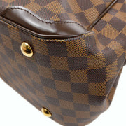 LOUIS VUITTON VERONA PM HAND BAG DU2104 PURSE DAMIER EBENE N41117 20157