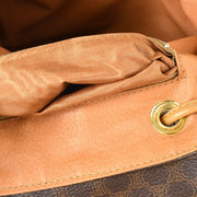 CELINE Macadam Backpack Hand Bag Brown 92636