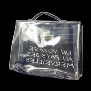 HERMES Vinyl Kelly Beach Hand Bag Purse SOUVENIR DE L'EXPOSITION 1997 04829