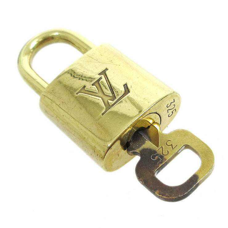 LOUIS VUITTON Padlock & Key Bag Accessories Charm 10 Piece Set Gold 34455
