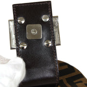 FENDI Zucca Mini Hand Bag Brown 91551