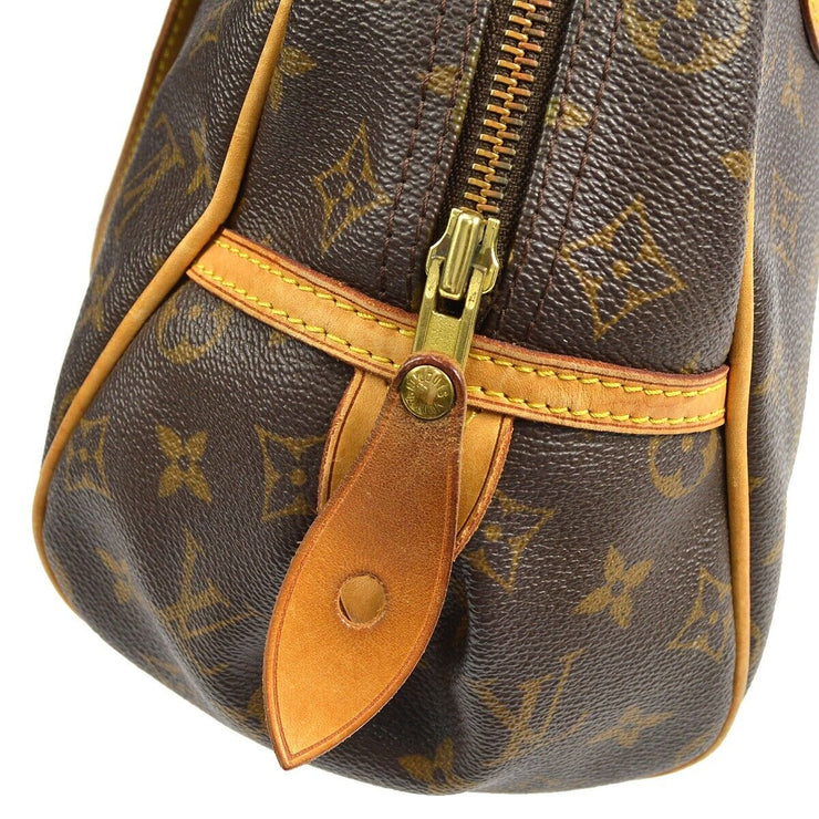 LOUIS VUITTON Louis Vuitton Montorgueil PM Monogram Handbag M95565 Canvas  Brown