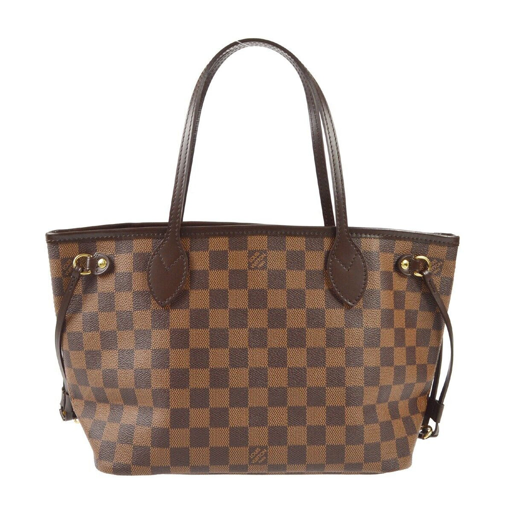 Louis Vuitton Neverfull PM Tote Handbag Damier Brown Canvas N41359 AR0221  78460