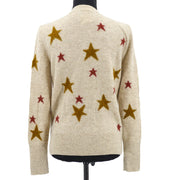 CHANEL #36 CC Star Button Long Sleeve Cardigan Cashmere 04414