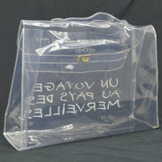 HERMES Vinyl Kelly Beach Hand Bag SOUVENIR DE L'EXPOSITION 1997 AK38245i