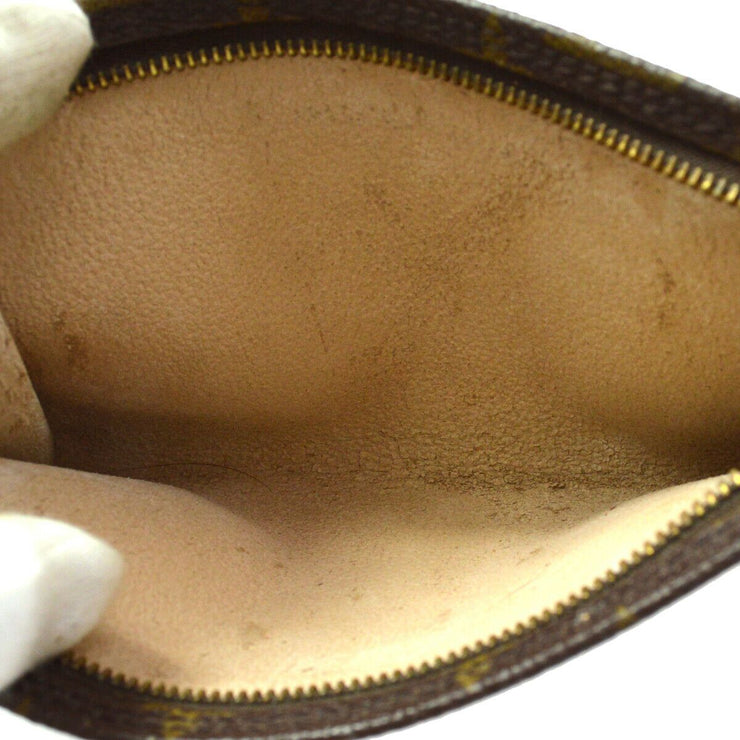 LOUIS VUITTON BUCKET PM ATTACHED POUCH PURSE MONOGRAM CANVAS AR0955 04766