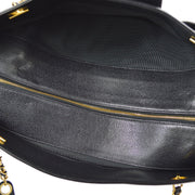 CHANEL Supermodel Jumbo CC Chain Shoulder Bag Black Caviar GHW AK37942h