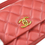 Chanel Quilted Chain 2way Handbag Pink Lambskin 28875970 67710
