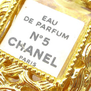 CHANEL CC Logos Perfume Bottle Gold Chain Pendant Necklace  24675