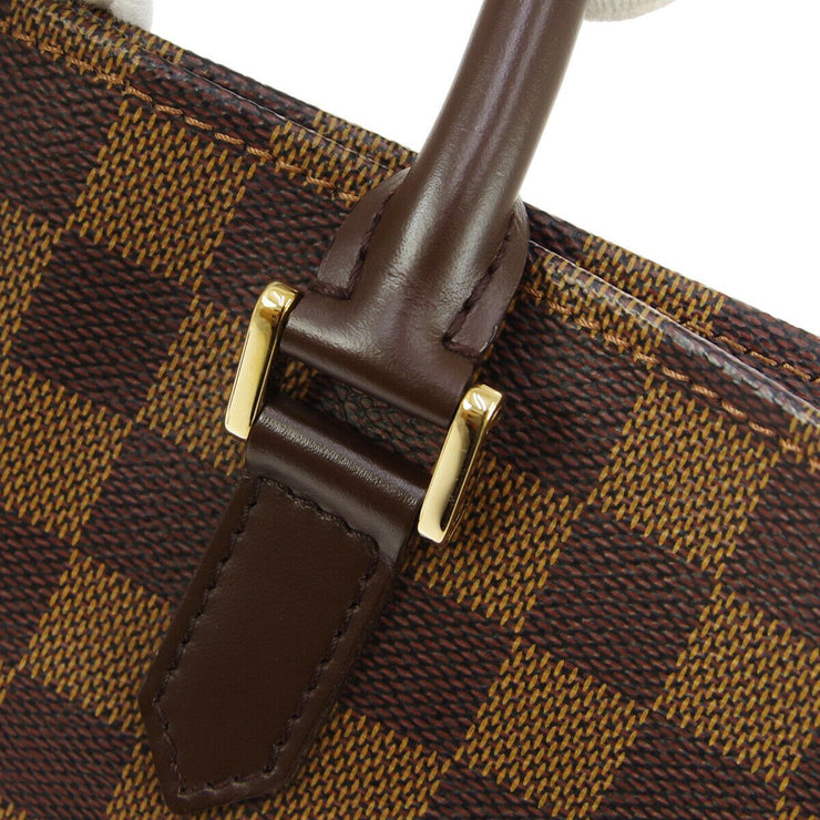 Authentic Louis Vuitton Tote Bag Sac Plat N51140 Brown Damier