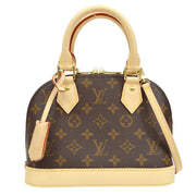 LOUIS VUITTON ALMA BB 2WAY HANDBAG MONOGRAM CANVAS M53152 86192
