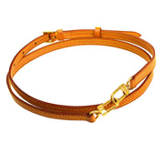 LOUIS VUITTON Logos Shoulder Strap Brown Leather Handbag Accessories 05305