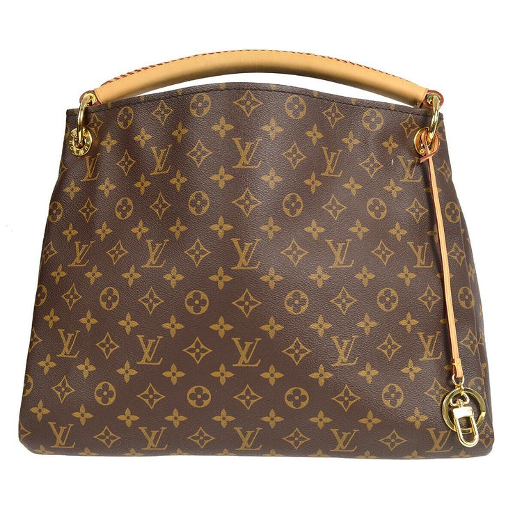 Louis Vuitton, Bags, Louis Vuitton Artsy Mm Hand Bag Charm Monogram  Leather Brown